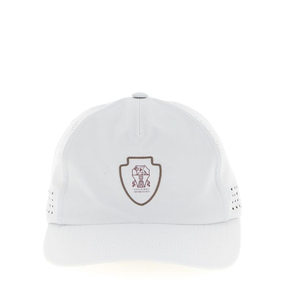 Brunello Cucinelli White Nylon Cap (Baseball Men's Hat)